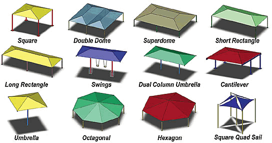 shade structures, outdoor shades